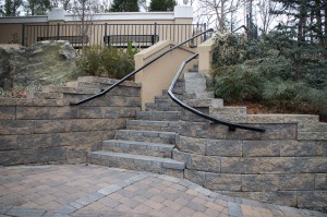 Retaining Walls Bring New Look to Apartment Community